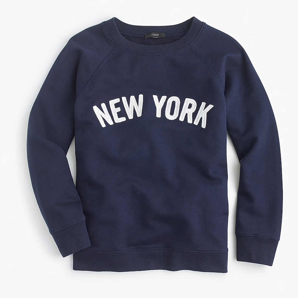 J.Crew New York Pullover Sweatshirt